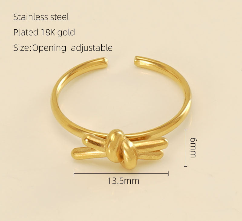 Wholesale of New Stainless Steel Gold-plated Rings